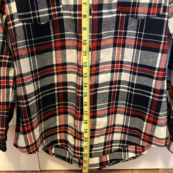 Plaid button down sweater - Picture 7 of 9